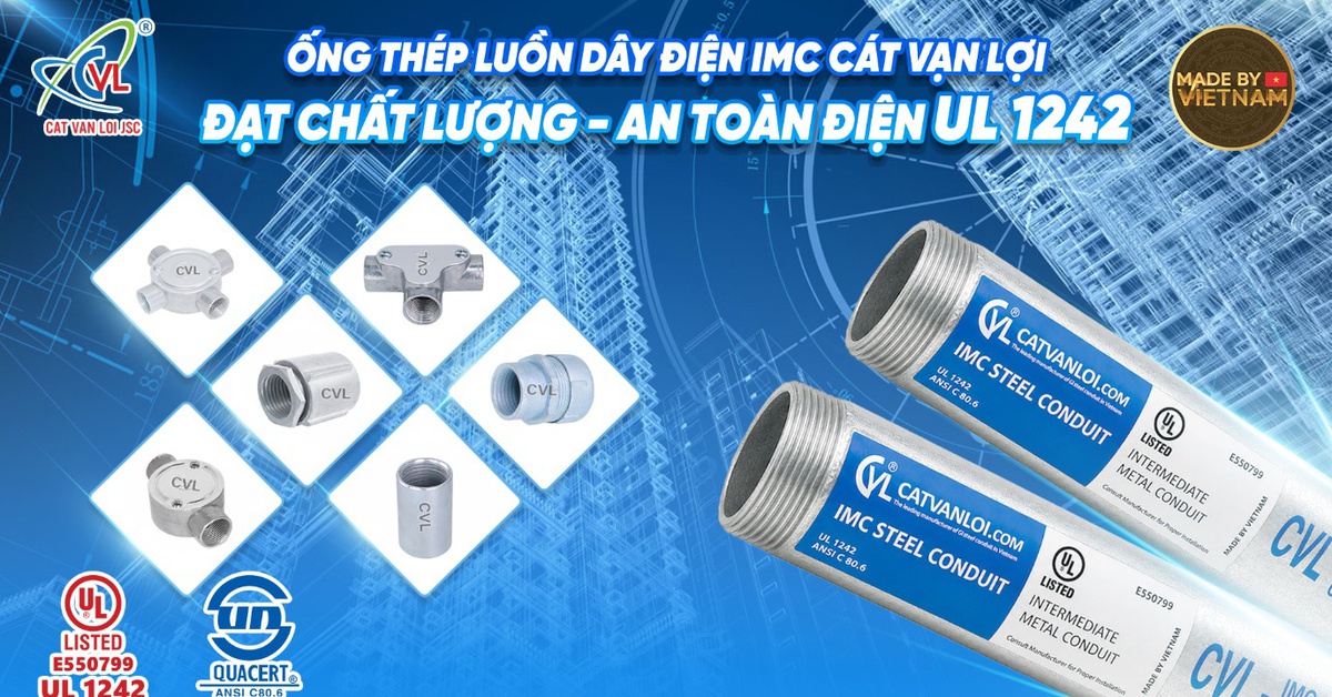Ống luồn dây điện IMC đạt chứng nhận UL Listed - UL 1242