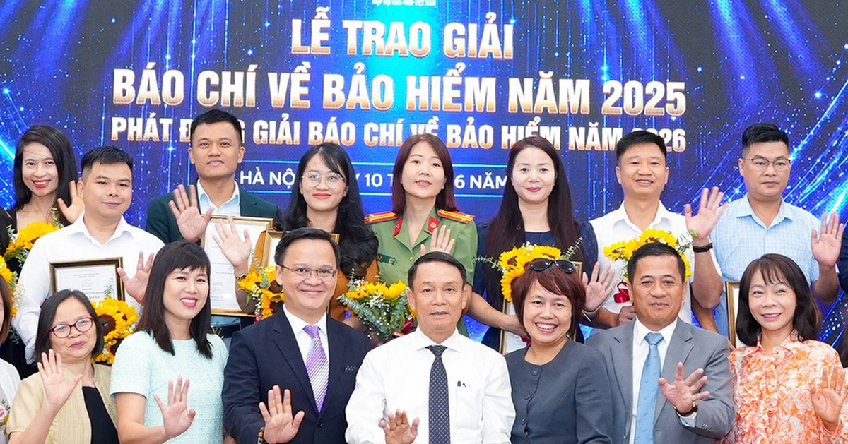 Báo Tuổi Trẻ đoạt giải B Giải báo chí về bảo hiểm