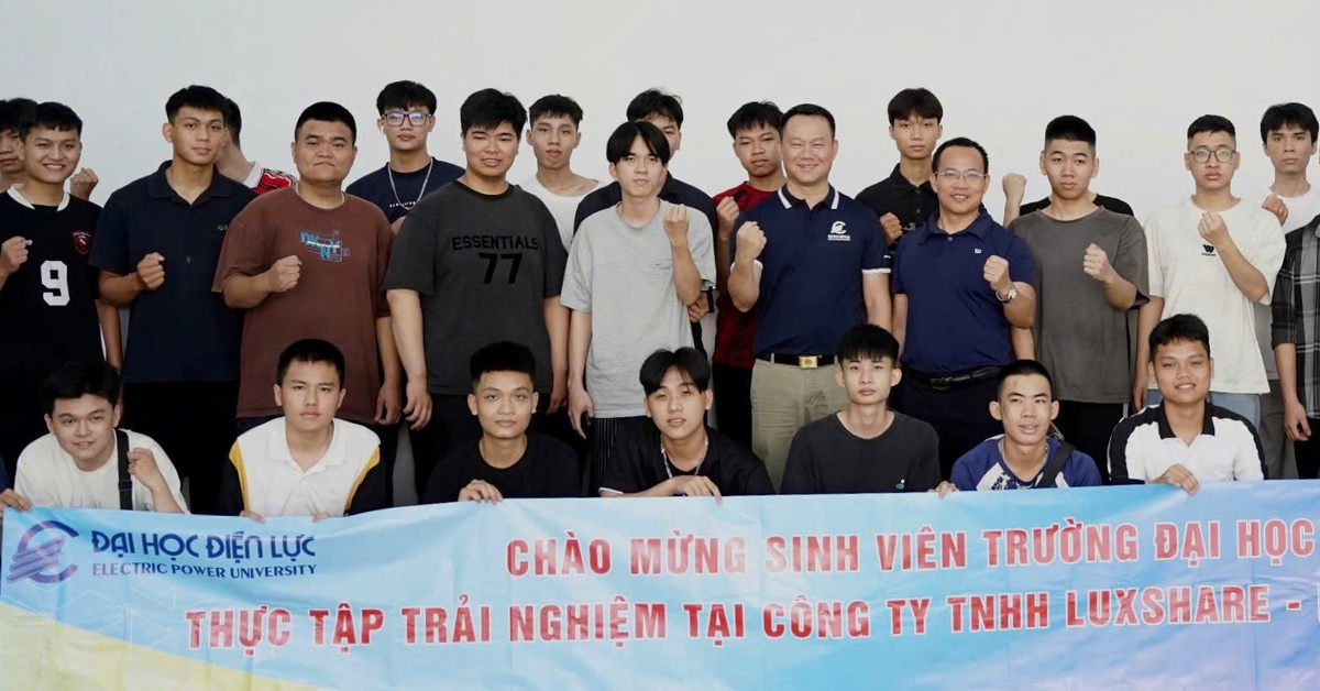 Trường đại học Điện lực đưa sinh viên vào doanh nghiệp thực tập từ năm 2