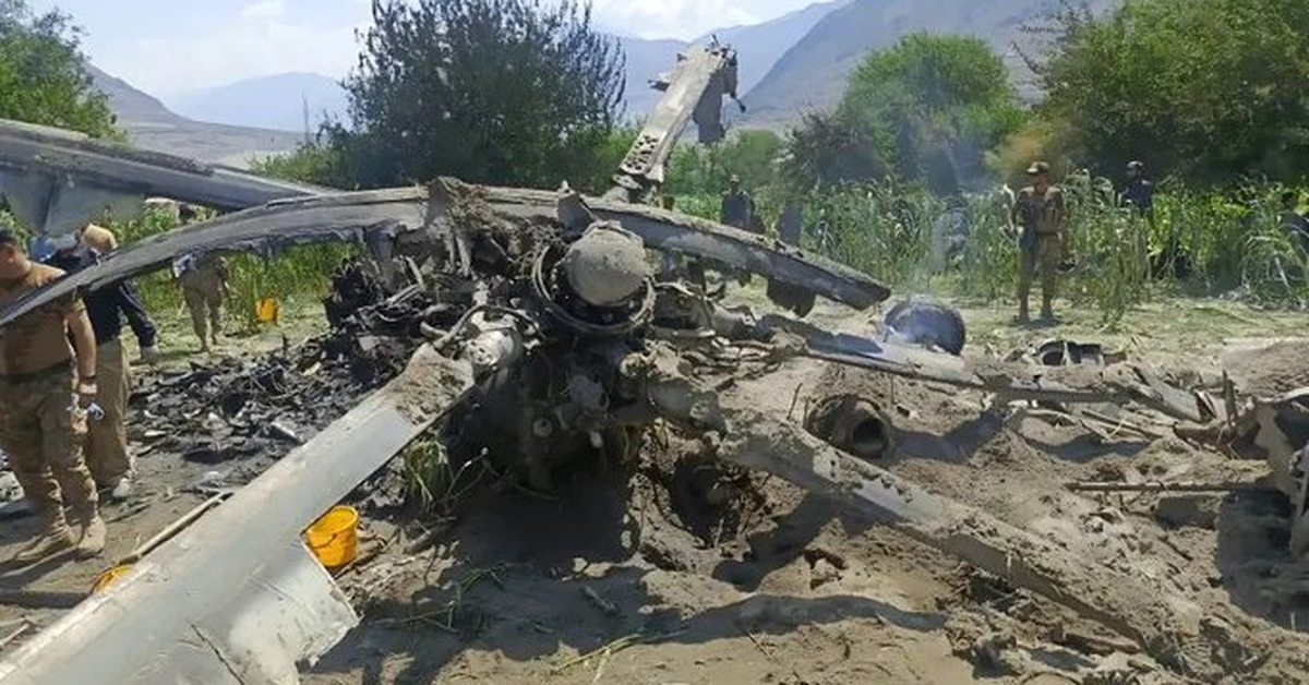 Trực thăng quân sự rơi ở Pakistan, 22 người thiệt mạng
