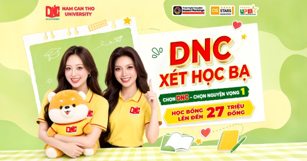 Trường đại học Nam Cần Thơ: Hơn 2.000 suất học bổng cho tân sinh viên
