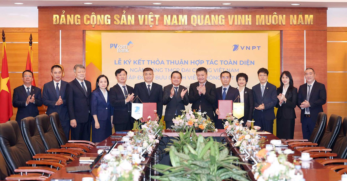 PVcomBank và VNPT hợp tác chiến lược
