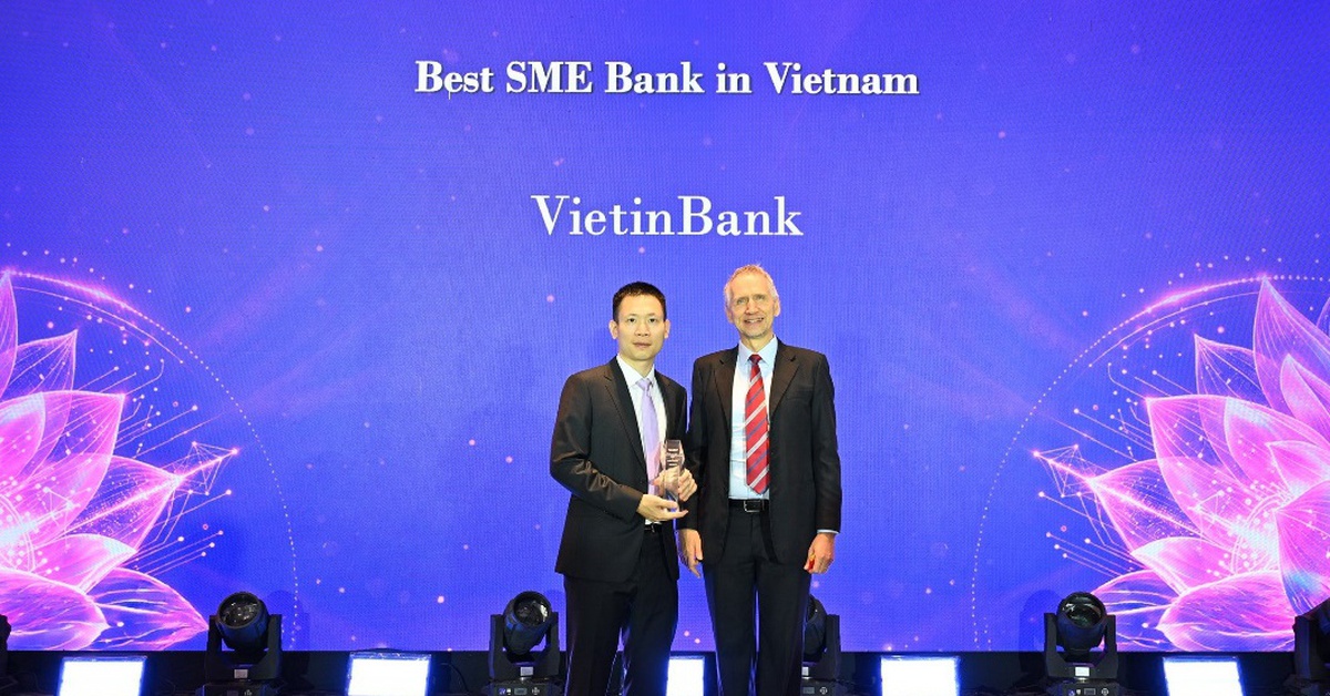 VietinBank 6 năm liên tiếp được vinh danh Ngân hàng SME tốt nhất Việt Nam