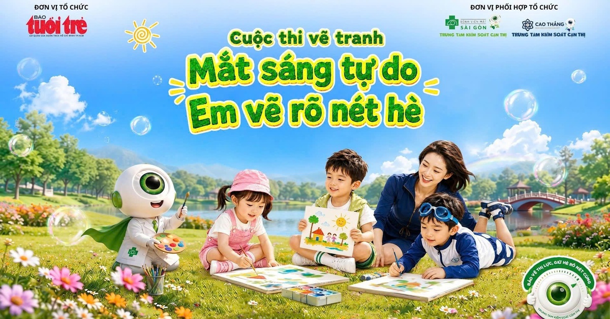 Thiếu nhi thi vẽ tranh, tổng giải thưởng 150 triệu đồng