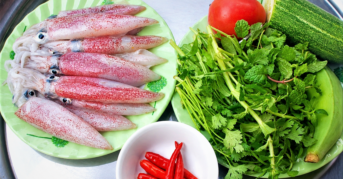 Ngon như mực cơm tươi xứ Quảng
