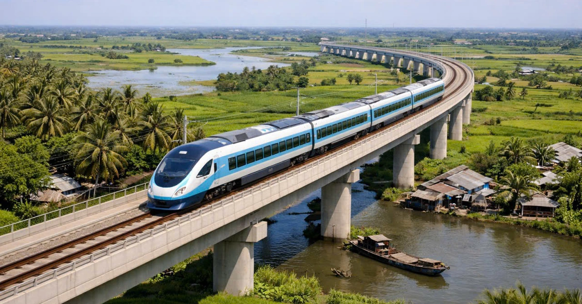 Thống nhất đầu tư giai đoạn 1 đường sắt TP.HCM - Cần Thơ là đường đơn