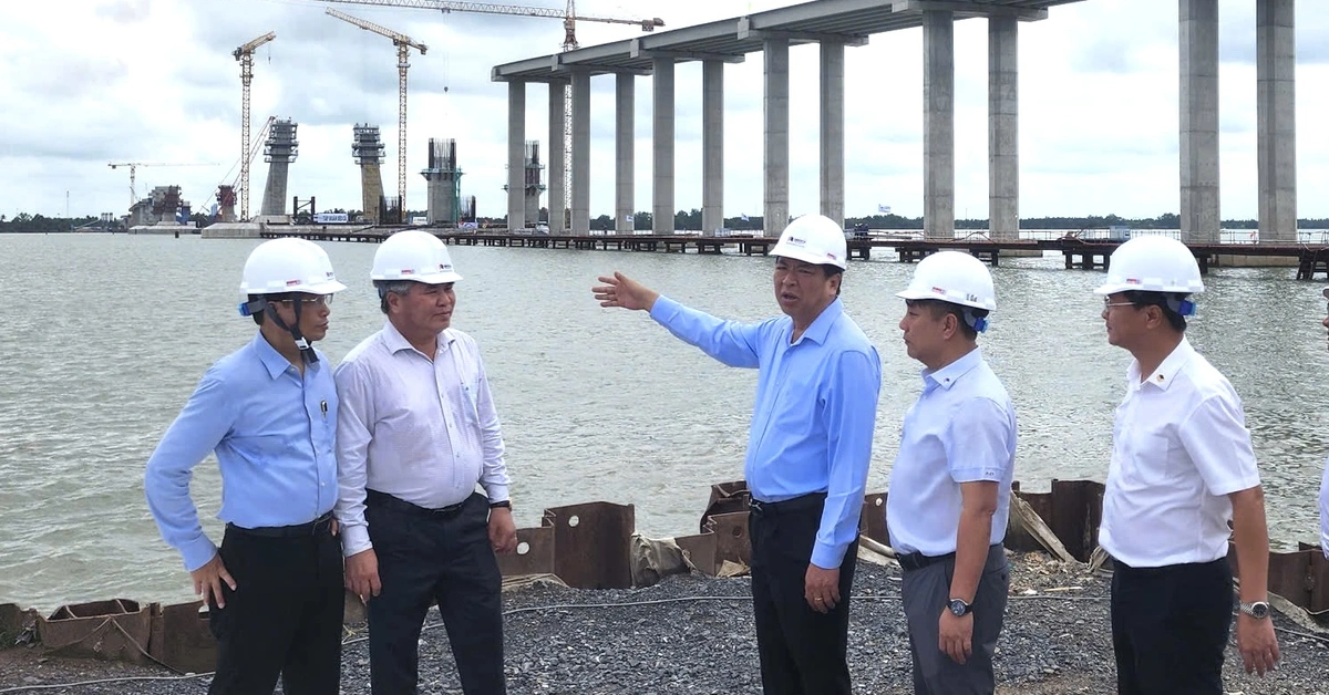 Phấn đấu thông xe cầu Đại Ngãi 1 sớm hơn 6 tháng