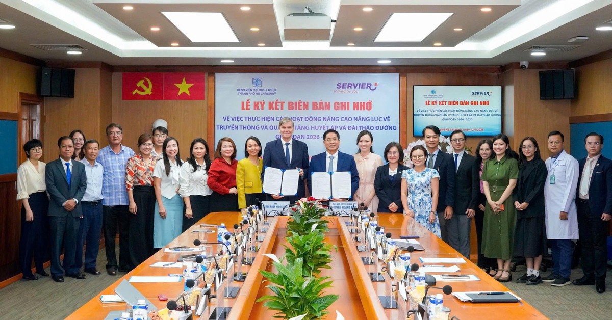 Bệnh viện Đại học Y Dược TP.HCM và Servier Việt Nam ký kết hợp tác