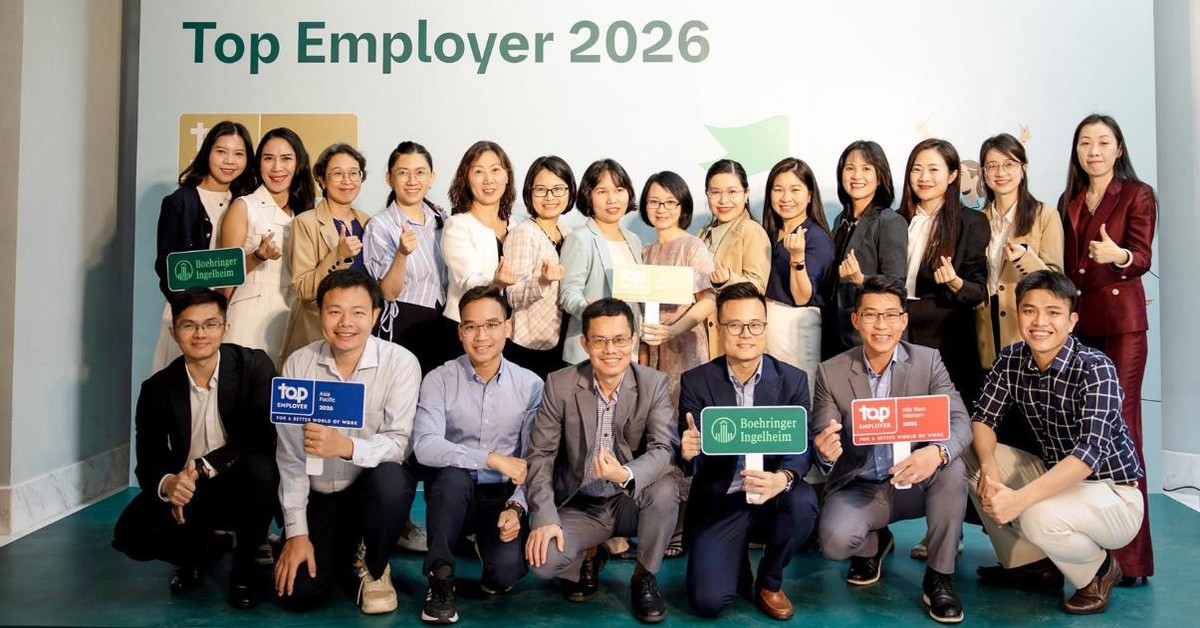 Boehringer Ingelheim Việt Nam vào Top Employer 2026 - Nhà tuyển dụng hàng đầu