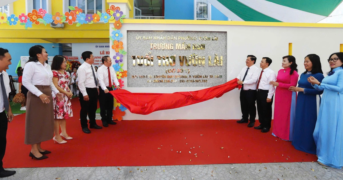 TP.HCM khánh thành thêm một trường học trong chiến dịch '50 ngày đêm hoàn thành 1.000 phòng học'