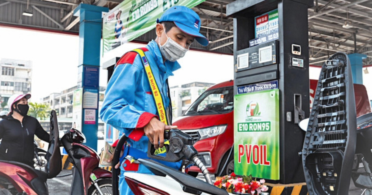 15 ngày, lượng tiêu thụ xăng E5, E10 tăng so với xăng khoáng trước đây