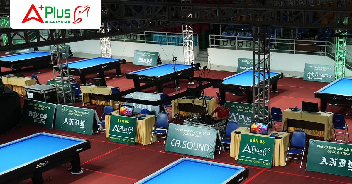 Aplus Billiards: Thương hiệu bàn bida Việt vươn ra đấu trường châu lục