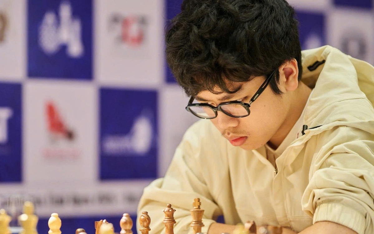 Vietnamese chess prodigy Dau Khuong Duy ranks third globally in U15 category