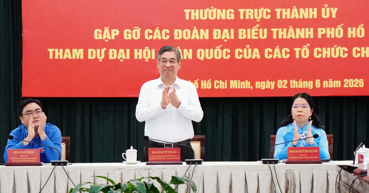 TP.HCM gặp mặt các đoàn đại biểu tham dự Đại hội toàn quốc các tổ chức chính trị - xã hội