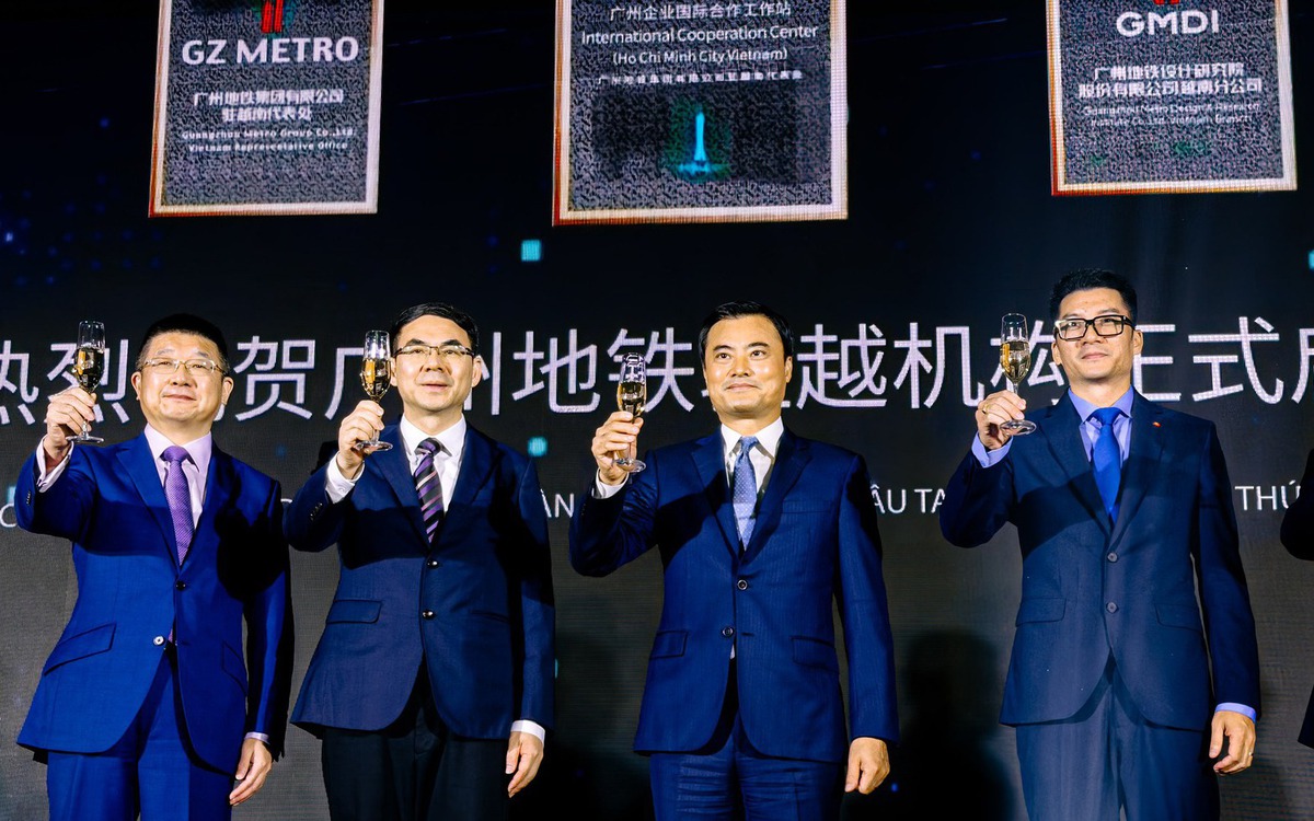 Metro Quảng Châu mở văn phòng đại diện tại TP.HCM, hướng tới hợp tác chiến lược đường sắt đô thị