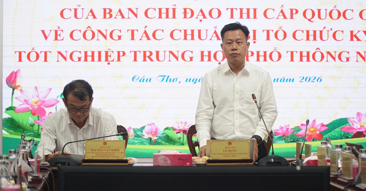 Bộ Giáo dục và Đào tạo: Cần đảm bảo kỳ thi tốt nghiệp an toàn, nghiêm túc