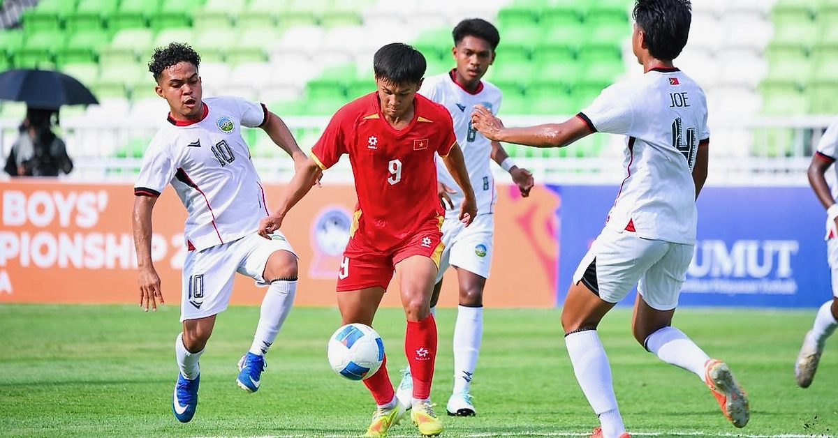 Công Hậu - người ghi 3 bàn vào lưới U19 Timor Leste là ai?