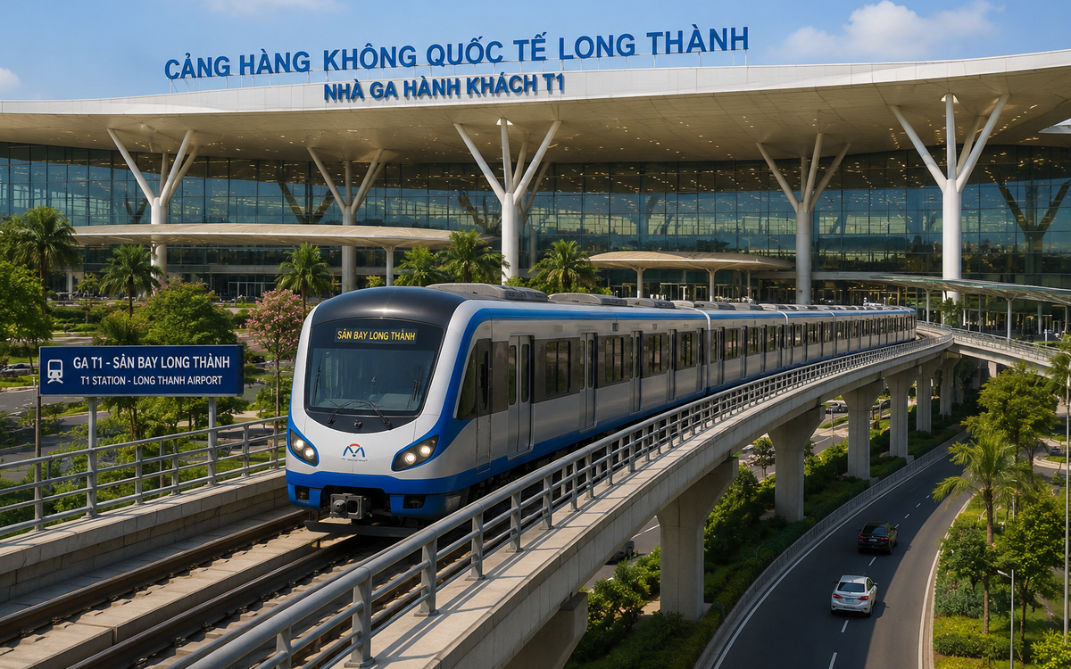 Bộ Xây dựng thống nhất kết nối metro Bến Thành - Suối Tiên vào sân bay Long Thành