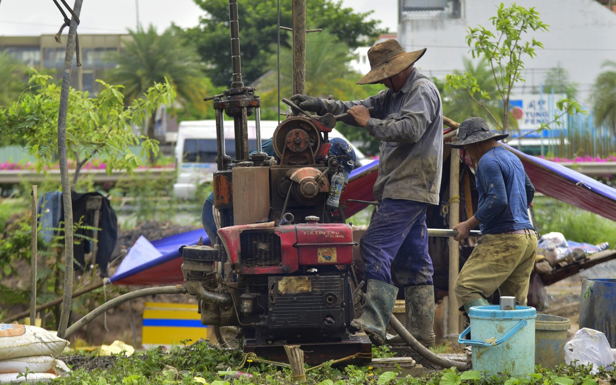 Deep Geological Drilling Underway for Thu Thiem - Long Thanh Metro Project