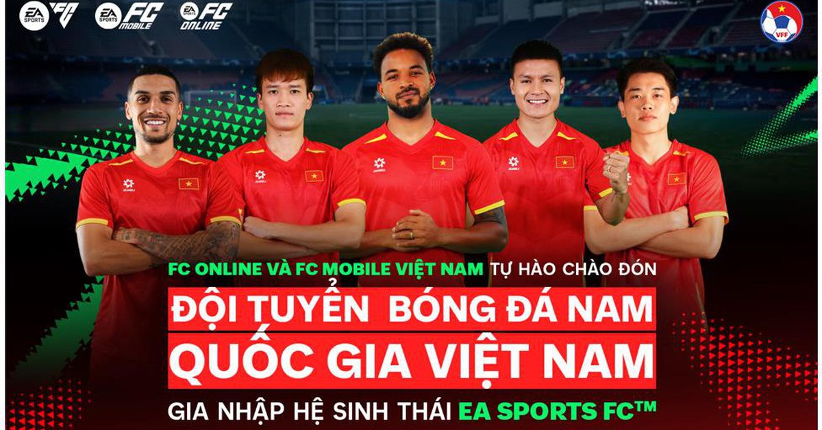 Đội tuyển bóng đá quốc gia Việt Nam góp mặt trong game EA Sports FC™