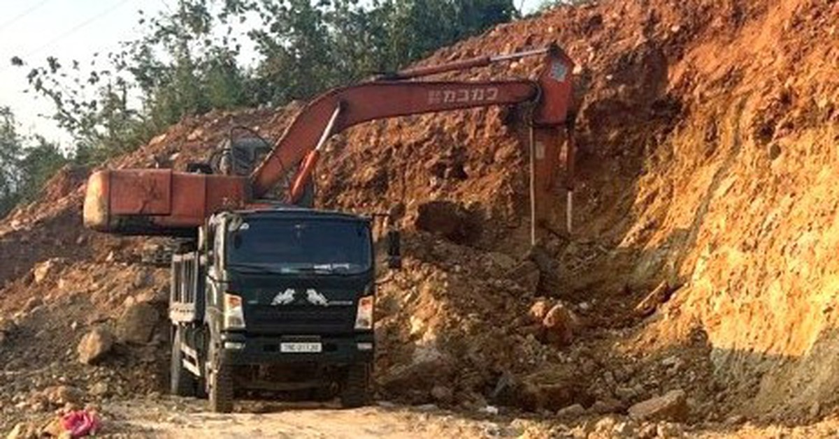 Chưa có hợp đồng thuê đất nhưng vẫn khai thác khoáng sản