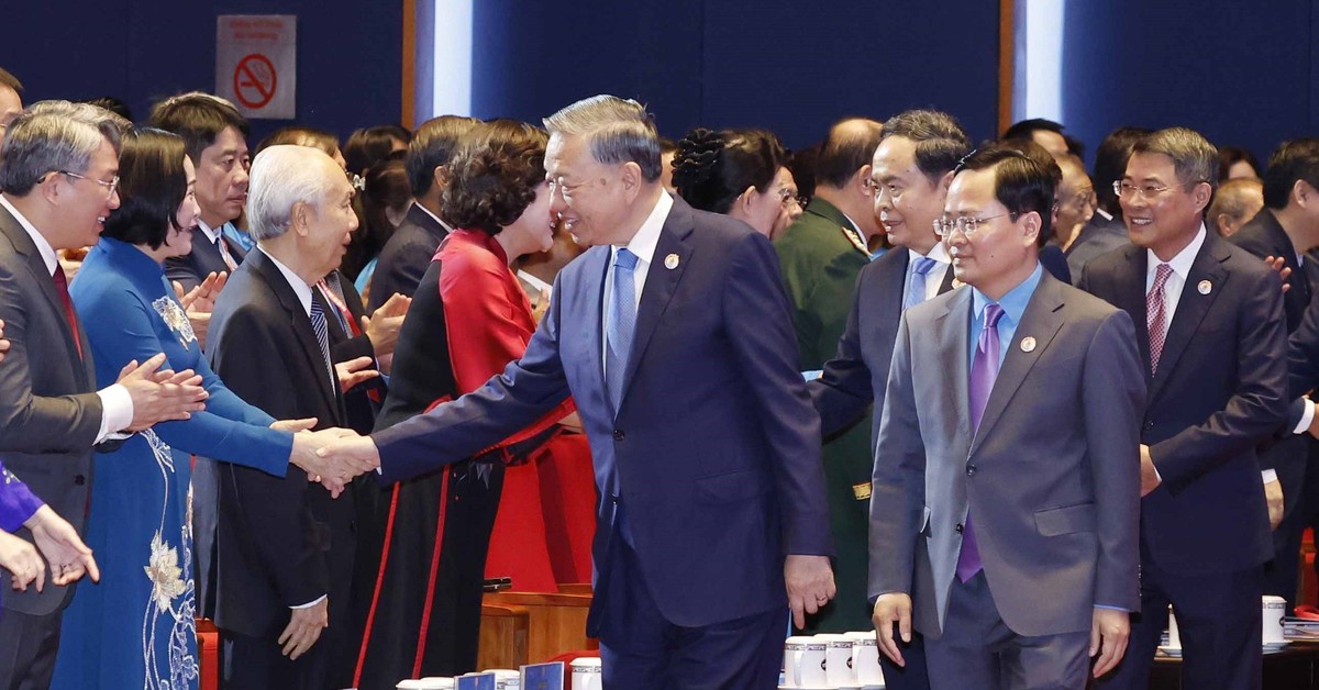 Tổng Bí thư, Chủ tịch nước Tô Lâm và nhiều lãnh đạo dự Đại hội XIV Công đoàn Việt Nam