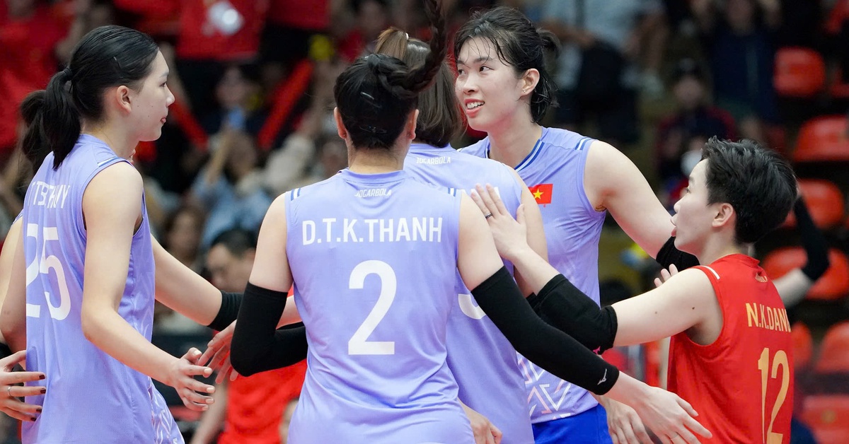 Lịch thi đấu Giải bóng chuyền AVC Cup 2026 ngày 6-6