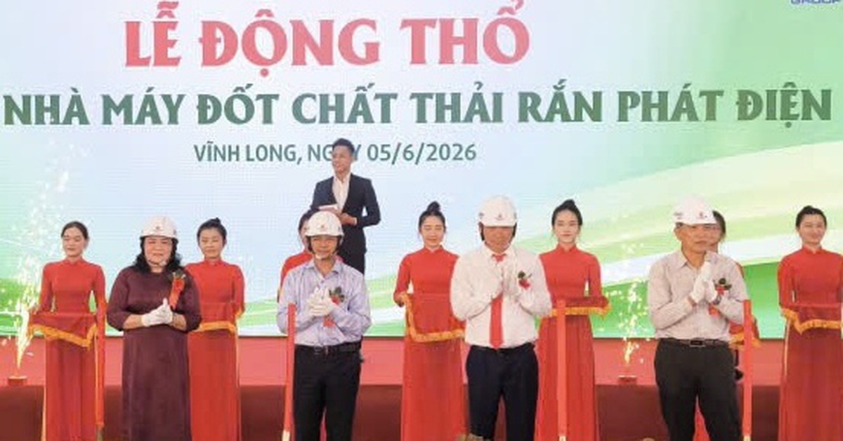 Vĩnh Long động thổ dự án ứng dụng công nghệ đốt rác phát điện tiên tiến nhất hiện nay
