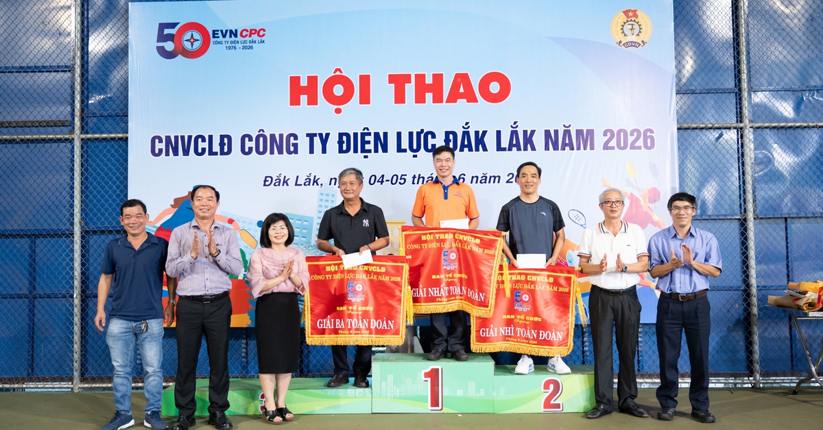 PC Đắk Lắk tổ chức hội thao công nhân viên chức lao động năm 2026