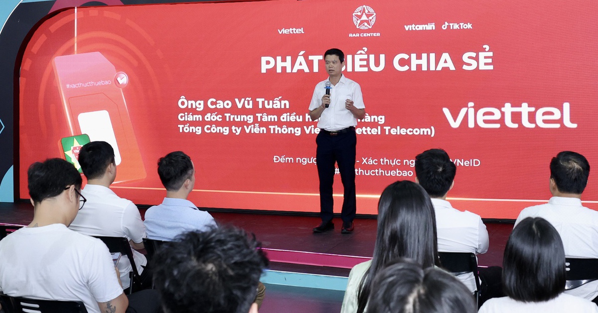 Phát động tuần lễ cao điểm 'SIM chuẩn - kết nối thật', xác thực ngay trên VNeID
