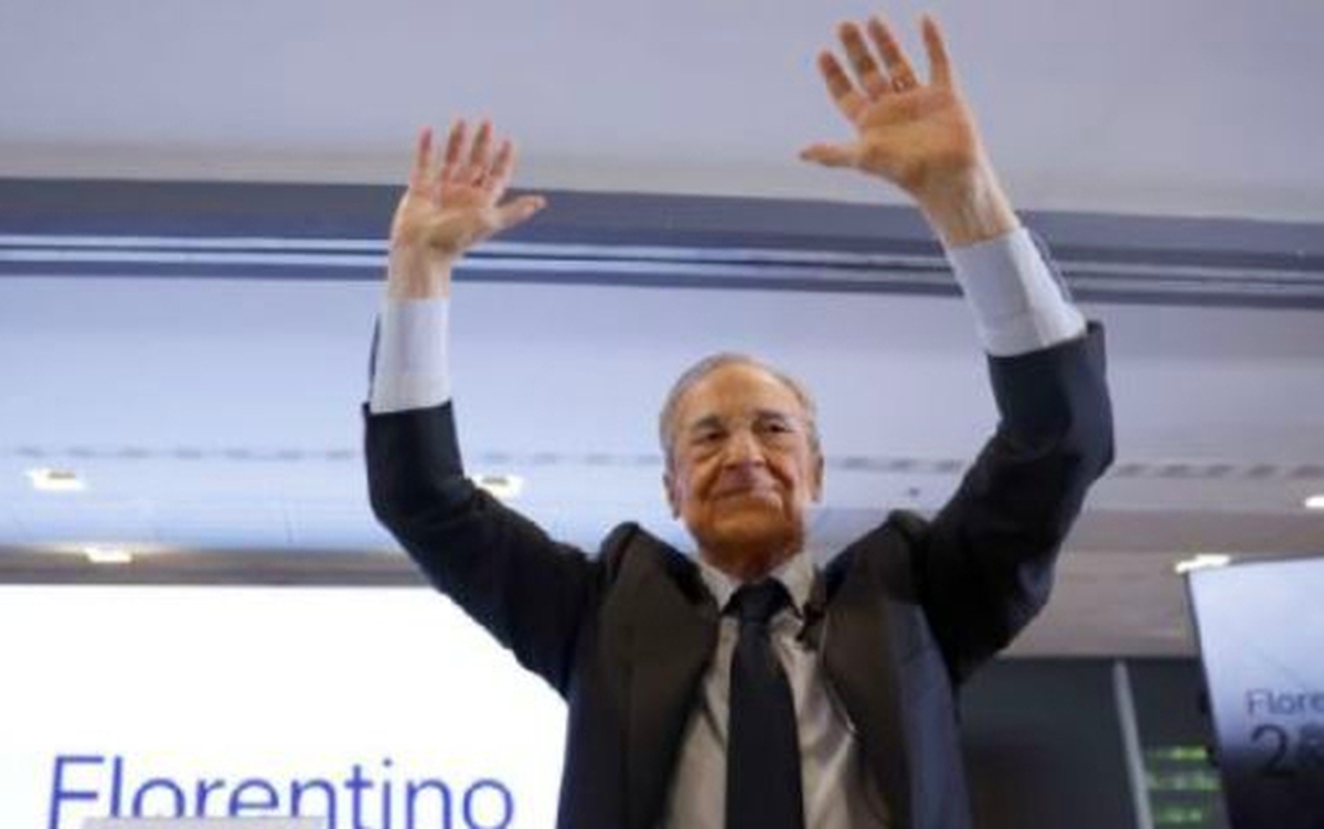 Florentino Perez thắng áp đảo, tiếp tục giữ ghế chủ tịch Rea