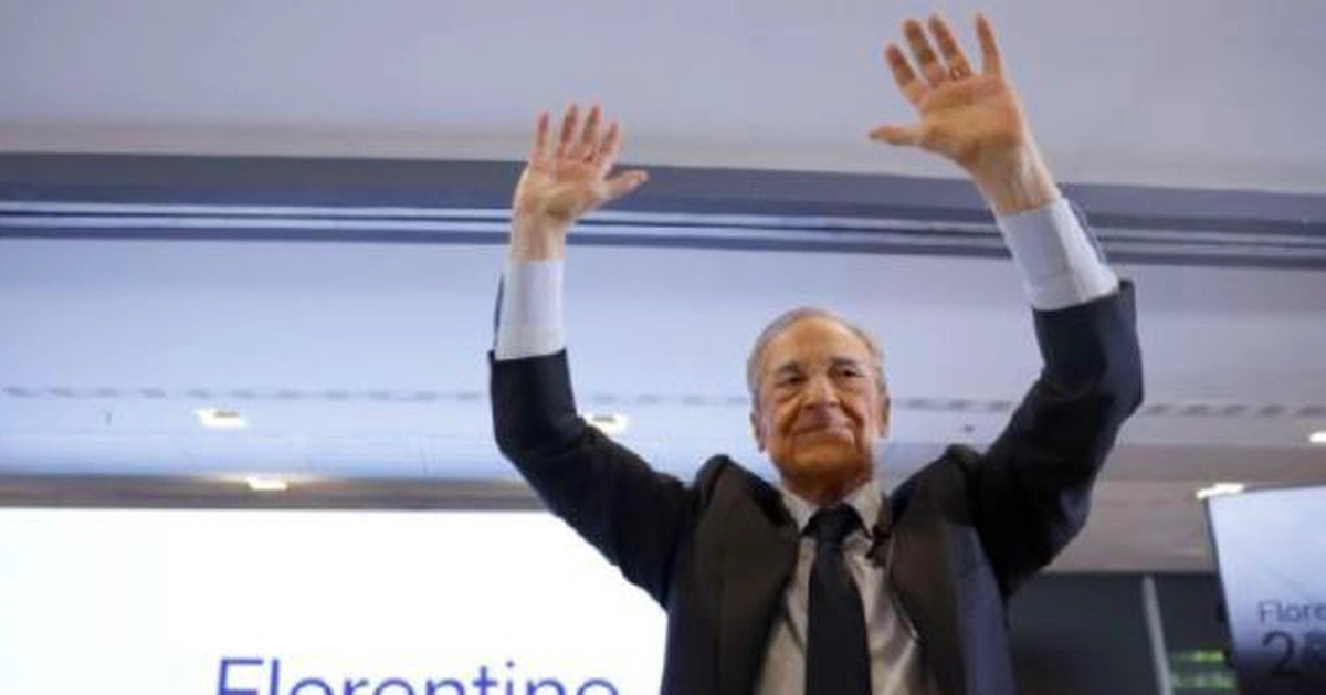 Florentino Perez thắng áp đảo, tiếp tục giữ ghế chủ tịch Real Madrid