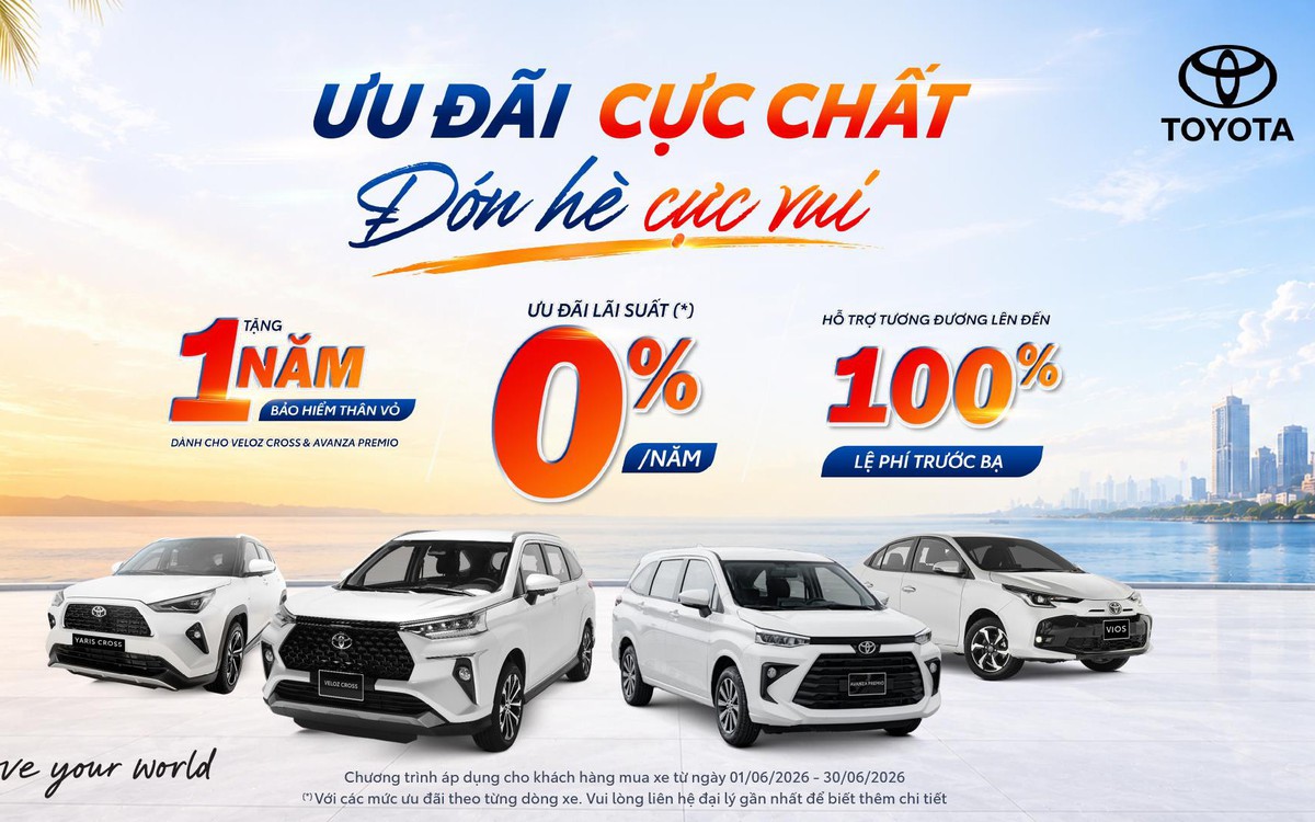 Veloz Cross, Yaris Cross cùng dàn xe Toyota ưu đãi mùa du lịch hè
