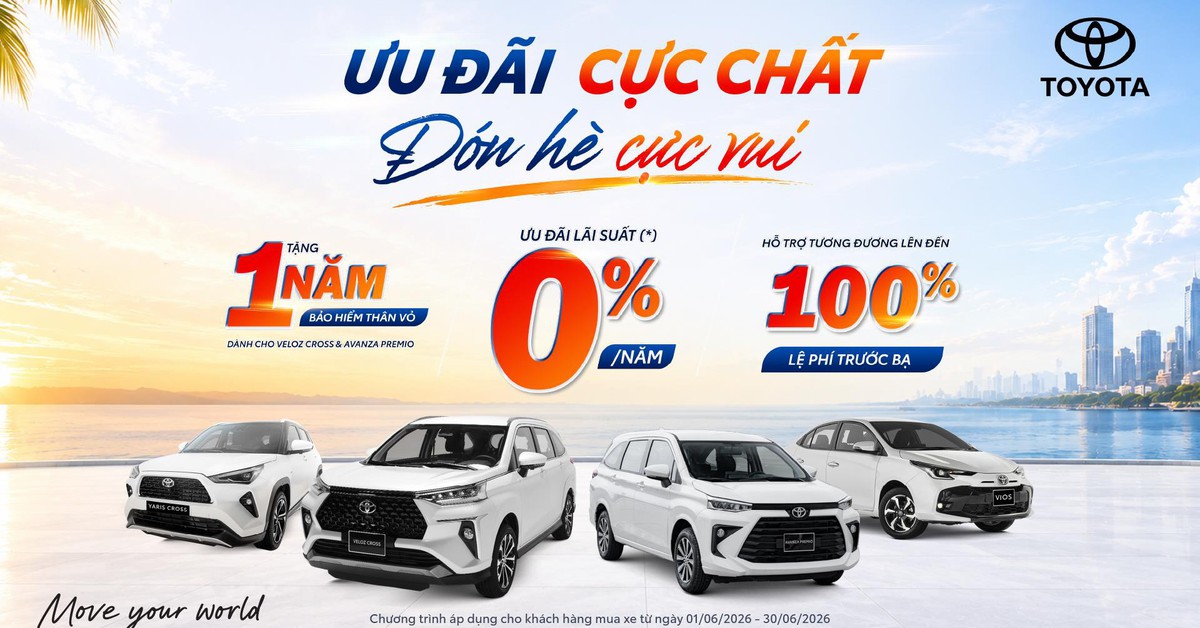 Veloz Cross, Yaris Cross cùng dàn xe Toyota ưu đãi mùa du lịch hè