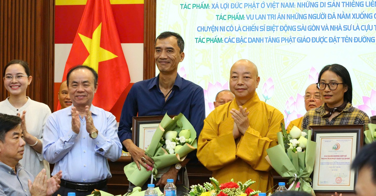Phóng viên Báo Tuổi Trẻ giành giải báo chí Phật giáo toàn quốc năm 2025