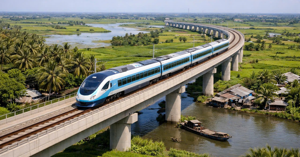 Đường sắt TP.HCM - Cần Thơ giai đoạn 1 là đường đơn, tốc độ 160km/h