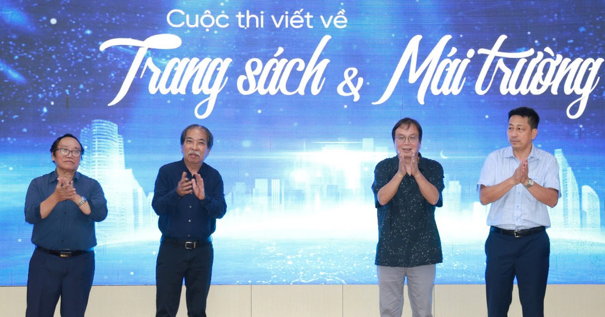Phát động cuộc thi viết về trang sách và mái trường, giải đặc biệt 100 triệu đồng