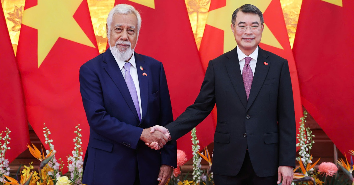 Thủ tướng Lê Minh Hưng đón và hội đàm với Thủ tướng Timor-Leste