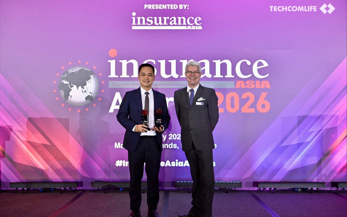 Techcom Life đoạt cú đúp giải thưởng tại Insurance Asia Awards 2026