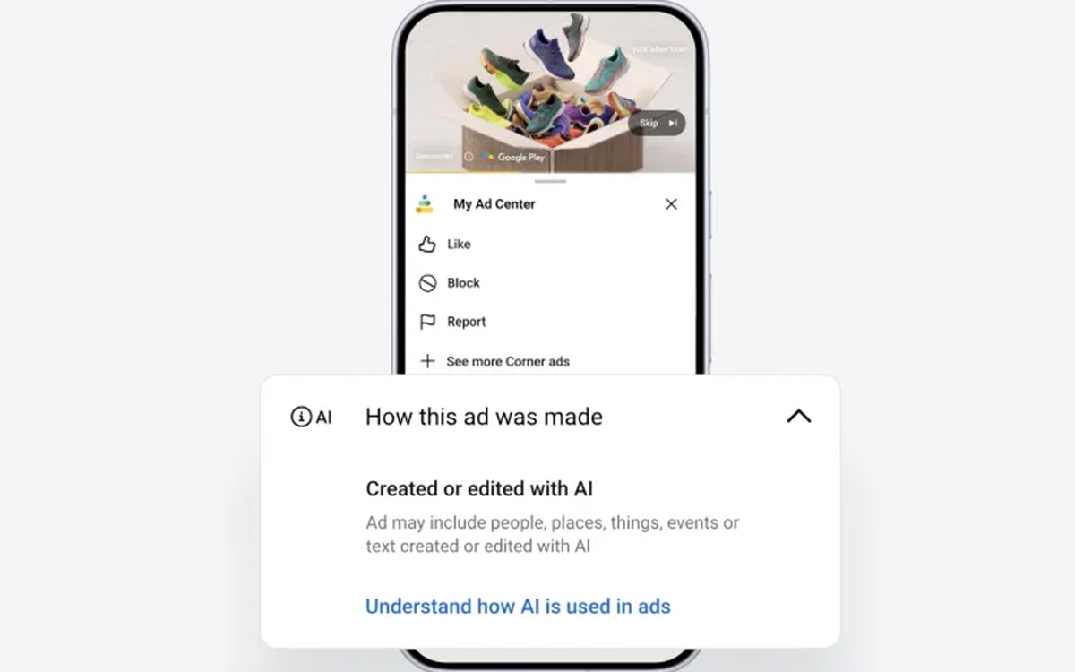 Google bổ sung nhãn nhận diện quảng cáo dùng AI