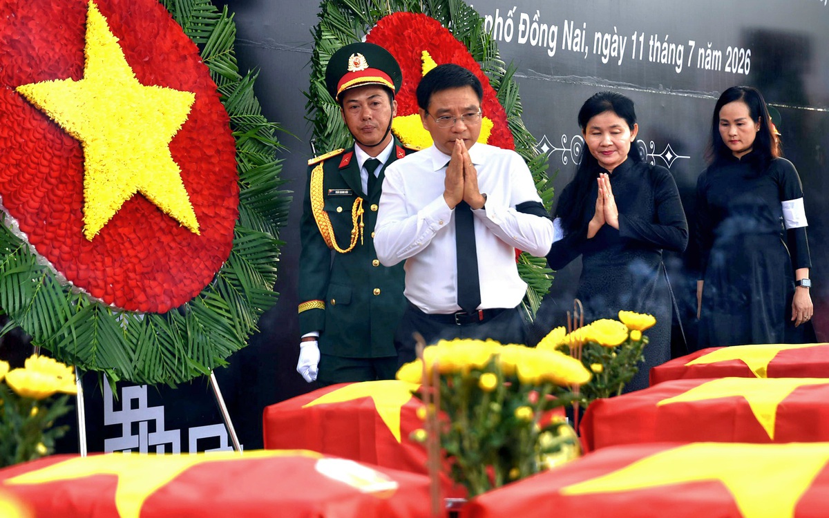 Đồng Nai truy điệu, an táng 63 hài cốt liệt sĩ về lòng đất mẹ