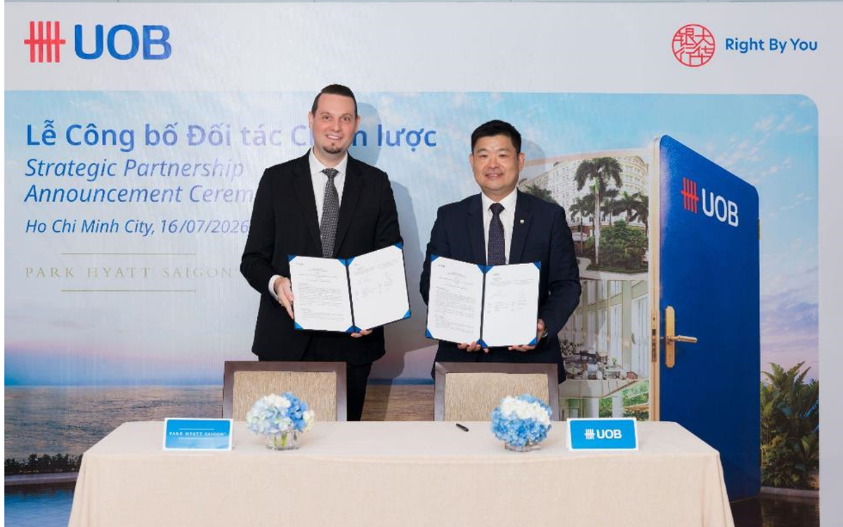UOB Việt Nam hợp tác chiến lược với Park Hyatt Saigon