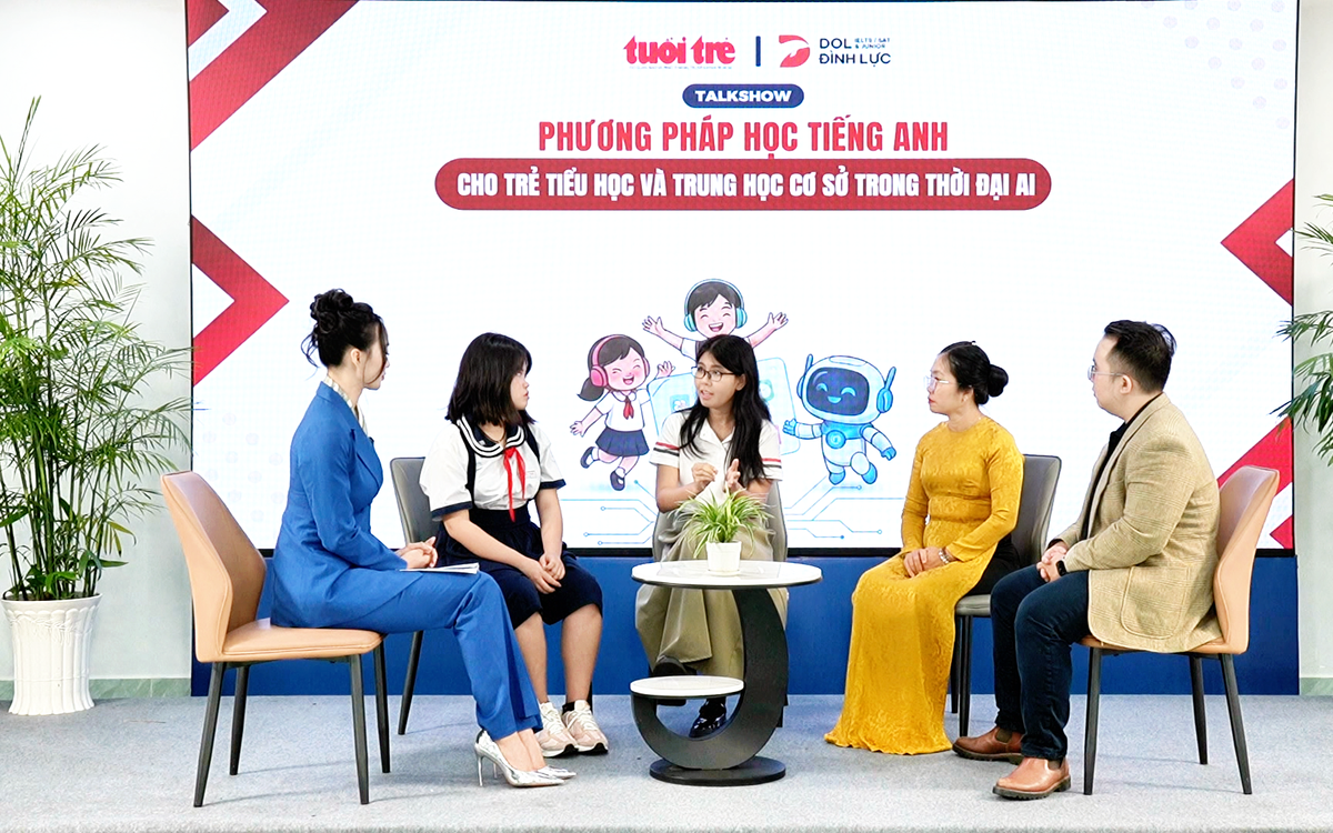 Talkshow: ‘Phương pháp học tiếng Anh cho trẻ Tiểu học và THCS trong thời đại AI’