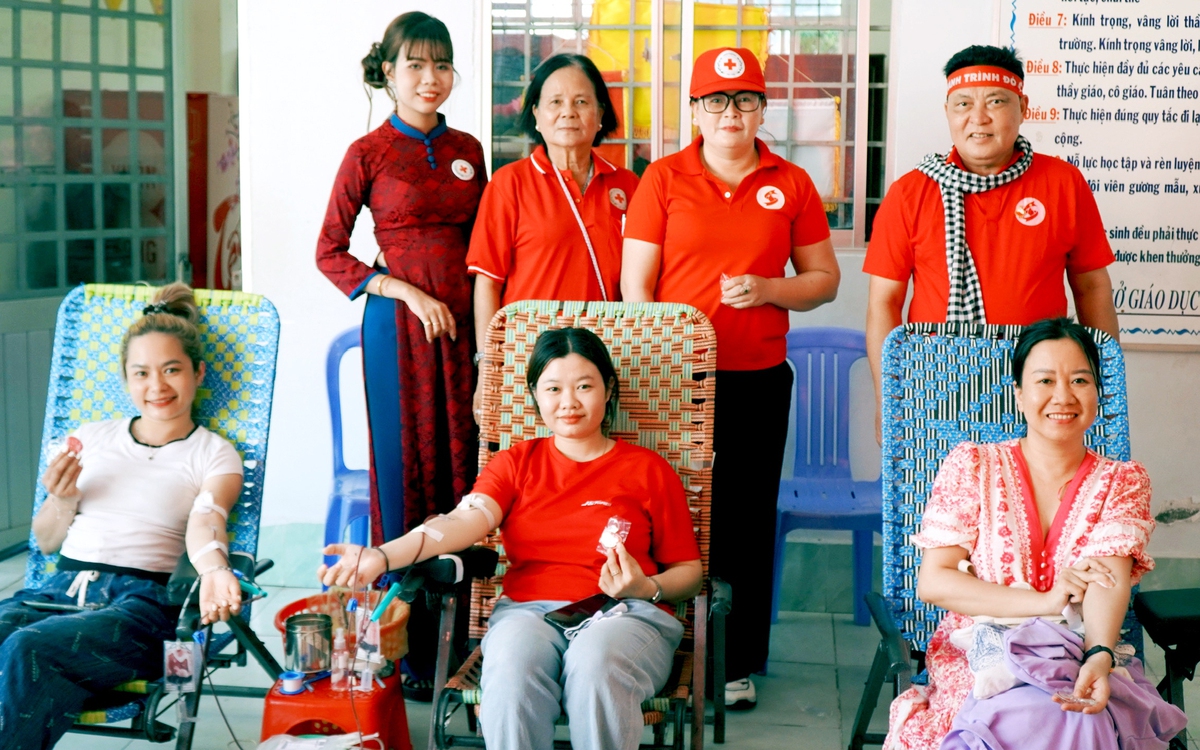 'Hành trình đỏ' 2026 tại An Giang tiếp nhận khoảng 700 đơn vị máu