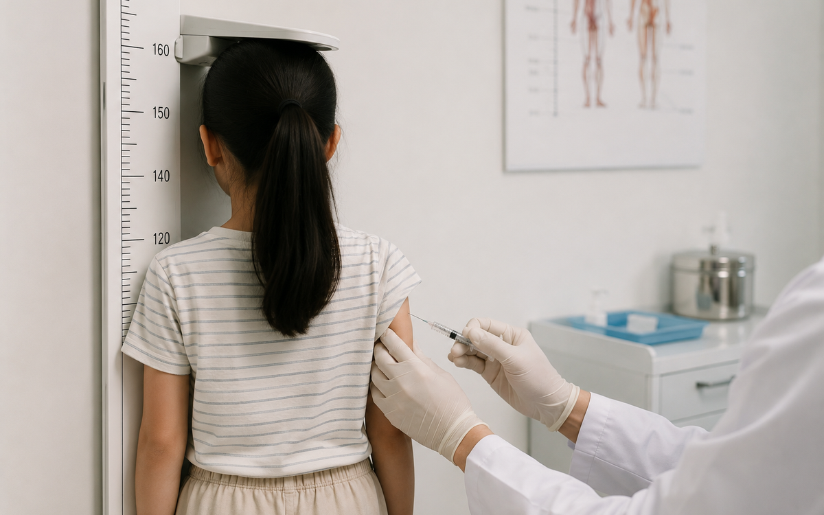 Chi gần 900 USD mỗi tháng tiêm hormone tăng trưởng chiều cao cho con