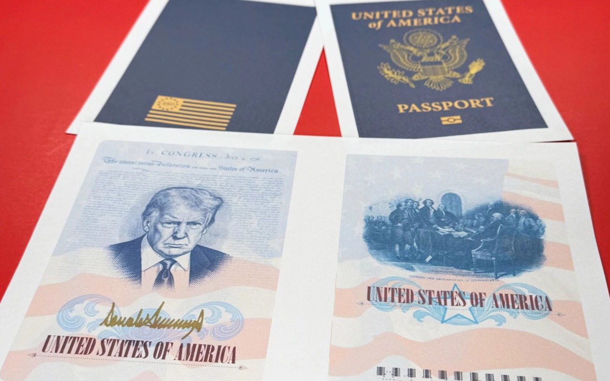 Mỹ sắp phát hành 250.000 cuốn 'hộ chiếu yêu nước' in hình ông Trump