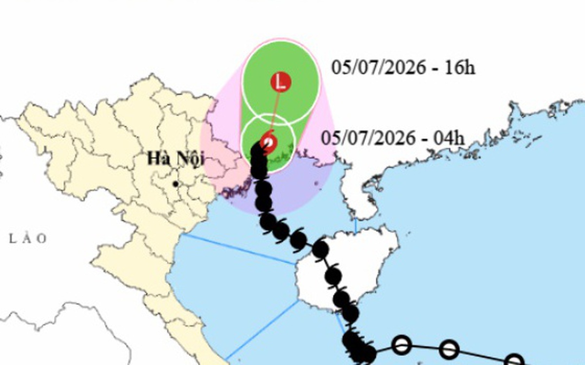 Sau 8 giờ đổ bộ Móng Cái, bão số 1 vẫn còn gây gió mạnh ven biển Quảng Ninh