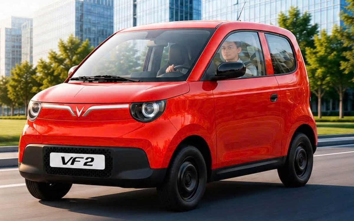 VinFast VF 2 lộ diện: Giá dự kiến chỉ cao hơn Honda SH 26 triệu, 4 chỗ, chạy 120km/sạc