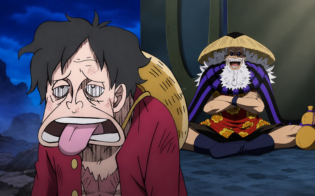 Gaban nói gì khiến Luffy phải nhìn lại giấc mơ Vua hải tặc trong One Piece?