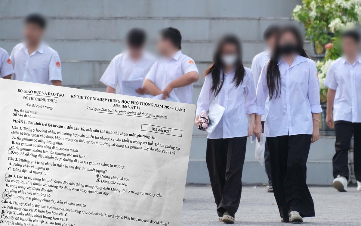 Thí sinh chuyên Tuyên Quang hoàn thành môn cuối thi lại, Bộ GD-ĐT đánh giá kỳ thi an toàn, nghiêm túc